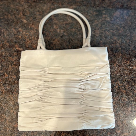 Authentic Prada White Nappa Gaufre Leather Small Bag - Picture 1 of 8